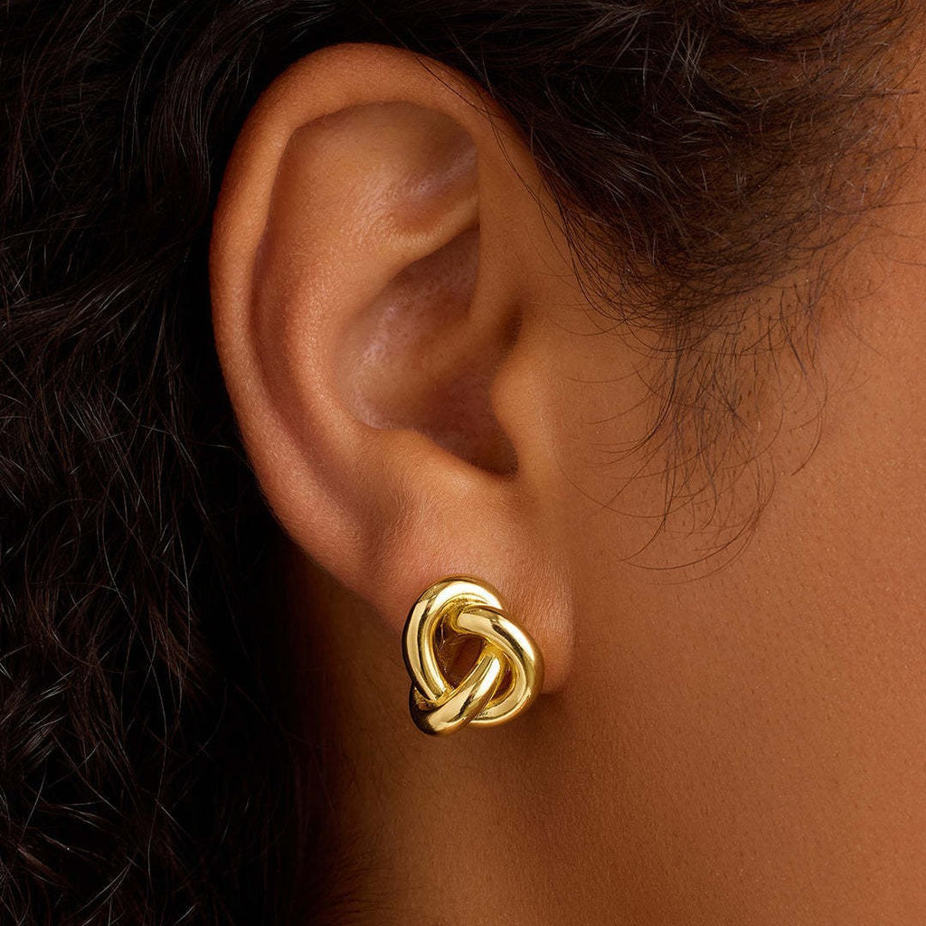 Irregular Coiled-line Earrings
