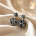 Hollow-out Large and Small Ball Double-sided Stud Earrings