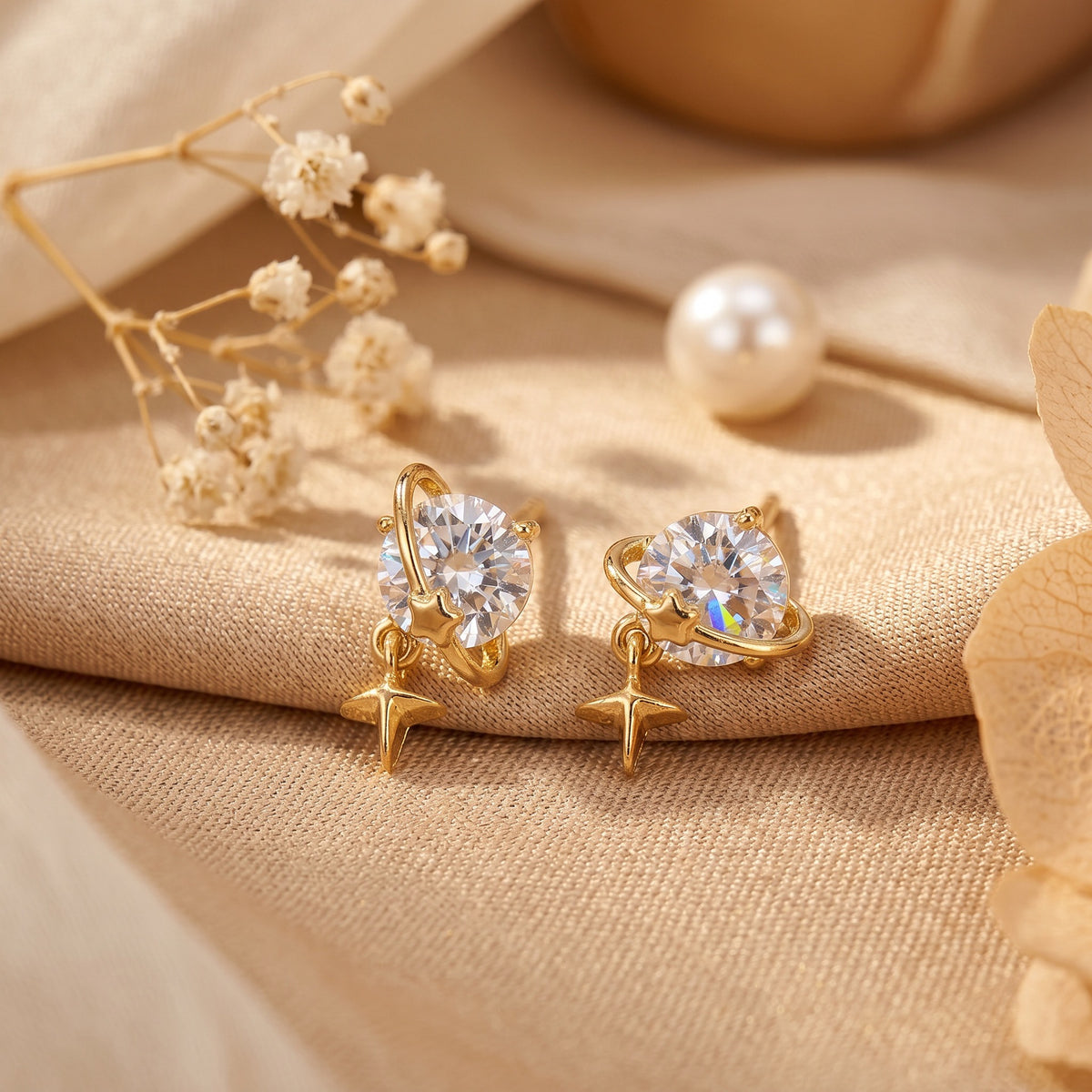 Planet Stud Earrings