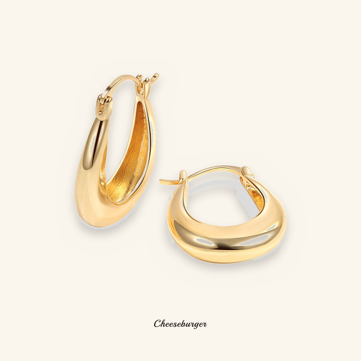 Horseshoe Hoop Earrings
