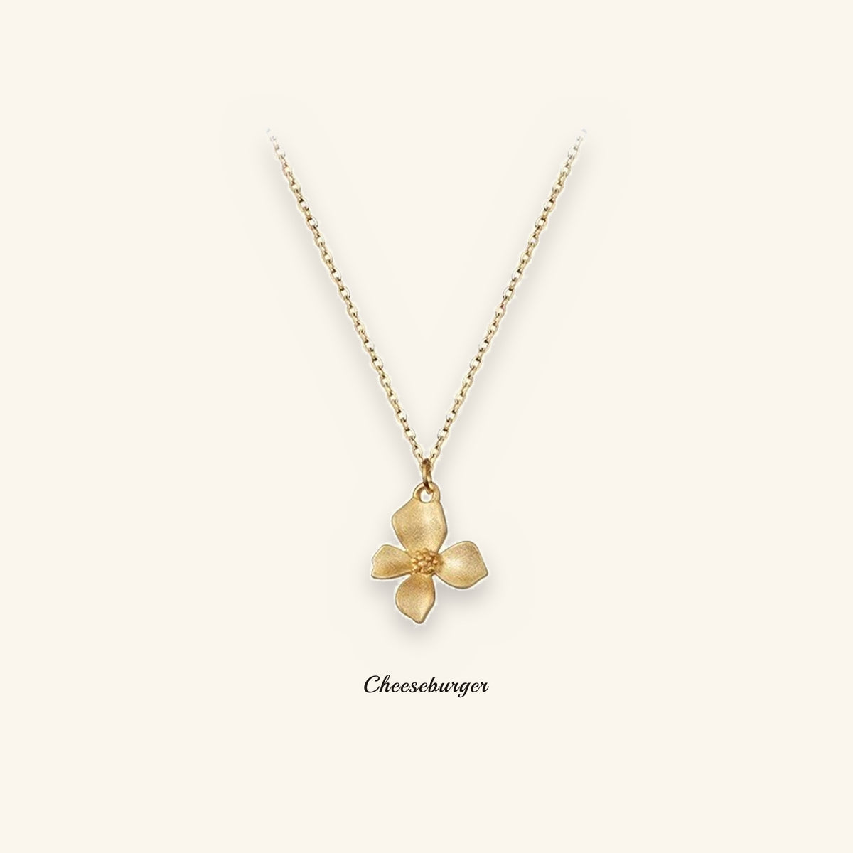 Gardenia Pendant Necklace