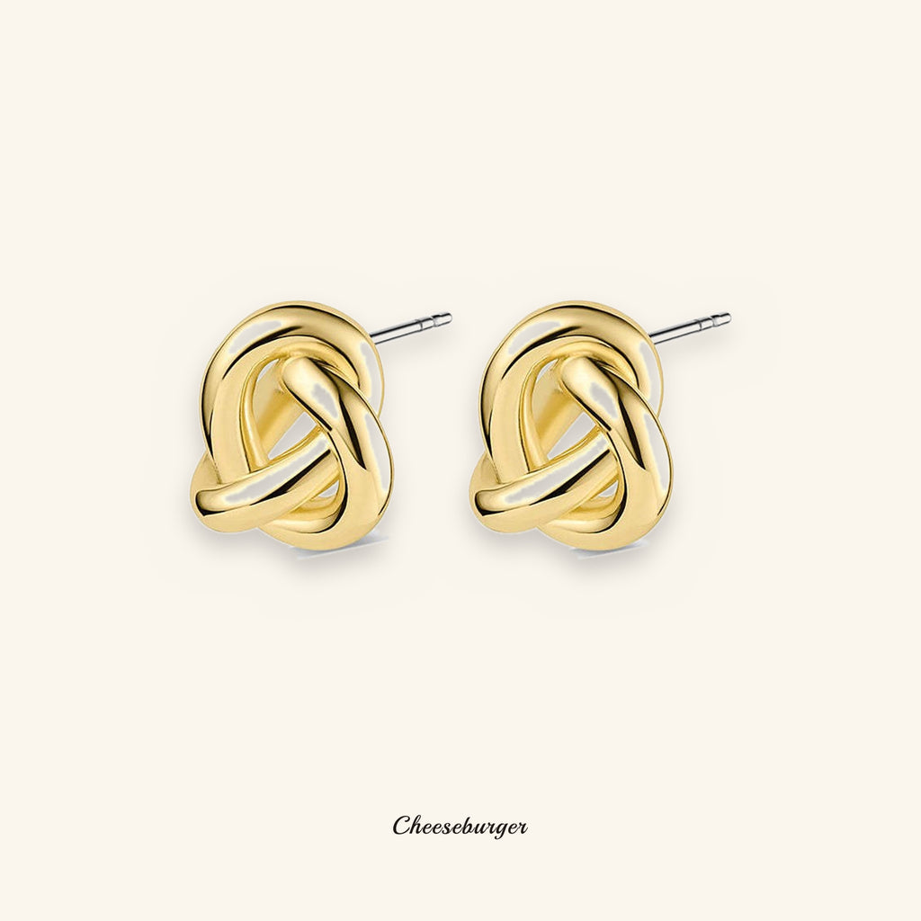 Irregular Coiled-line Earrings