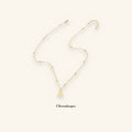 Beaded Letter Choker Necklace