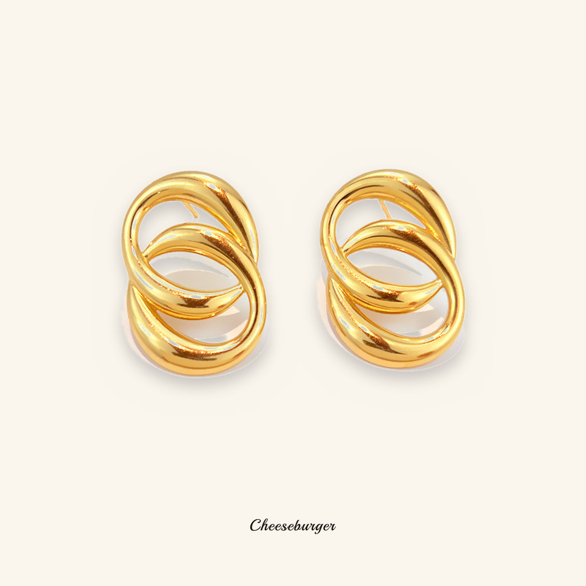 Wrapped Statement Earrings