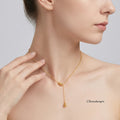 New Chinese Style Gold Gourd Pendant