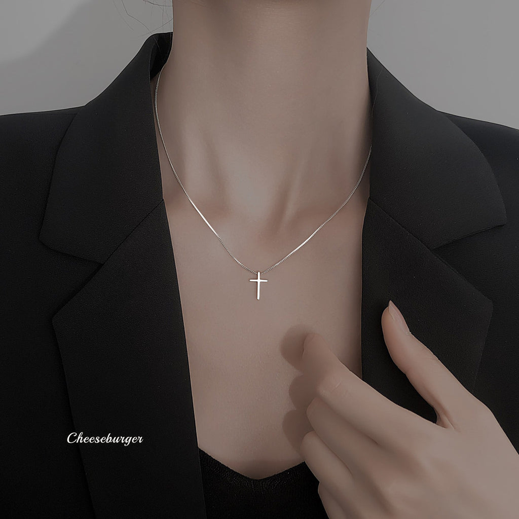 Silver Cross Necklace