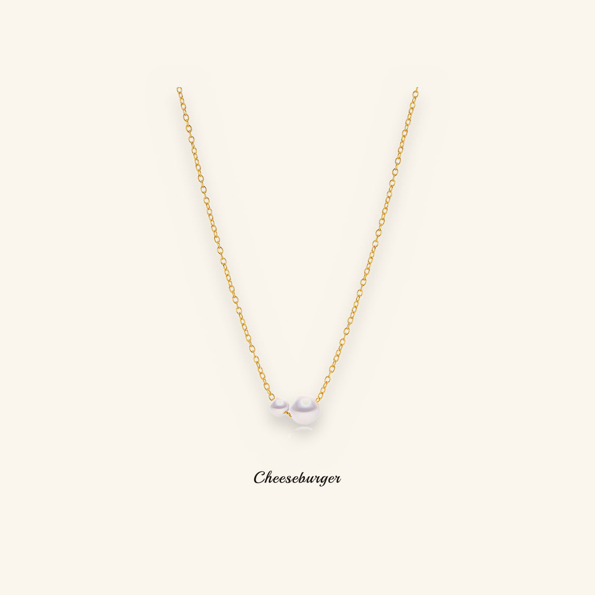 Adjustable Sliding Necklace with Pearls