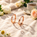 Wavy Twisted Stud Earrings