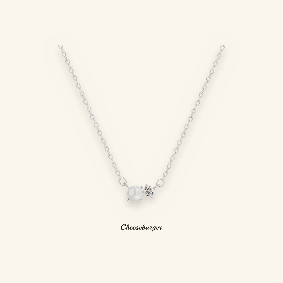 Pearl and Zircon Necklace