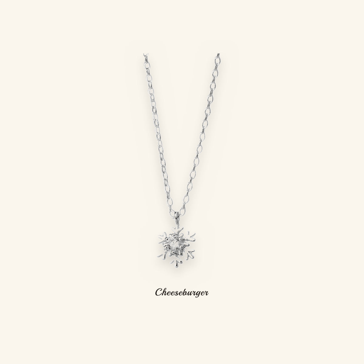 Silver Snowflake Necklace
