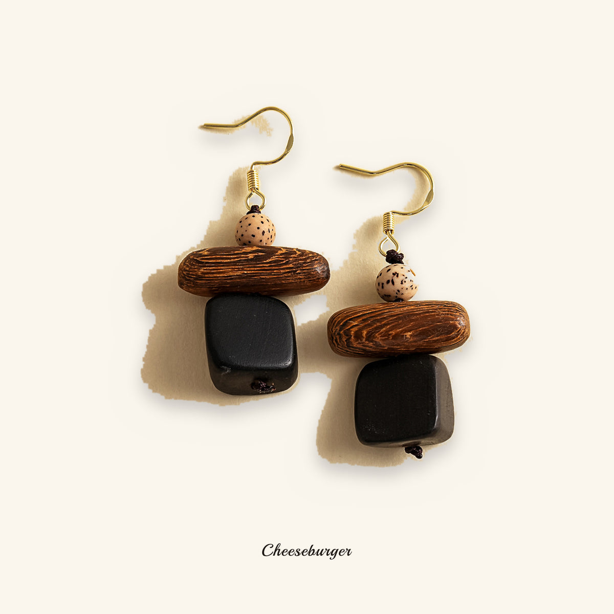 Vintage Round Disc Geometric Minimalist Earrings